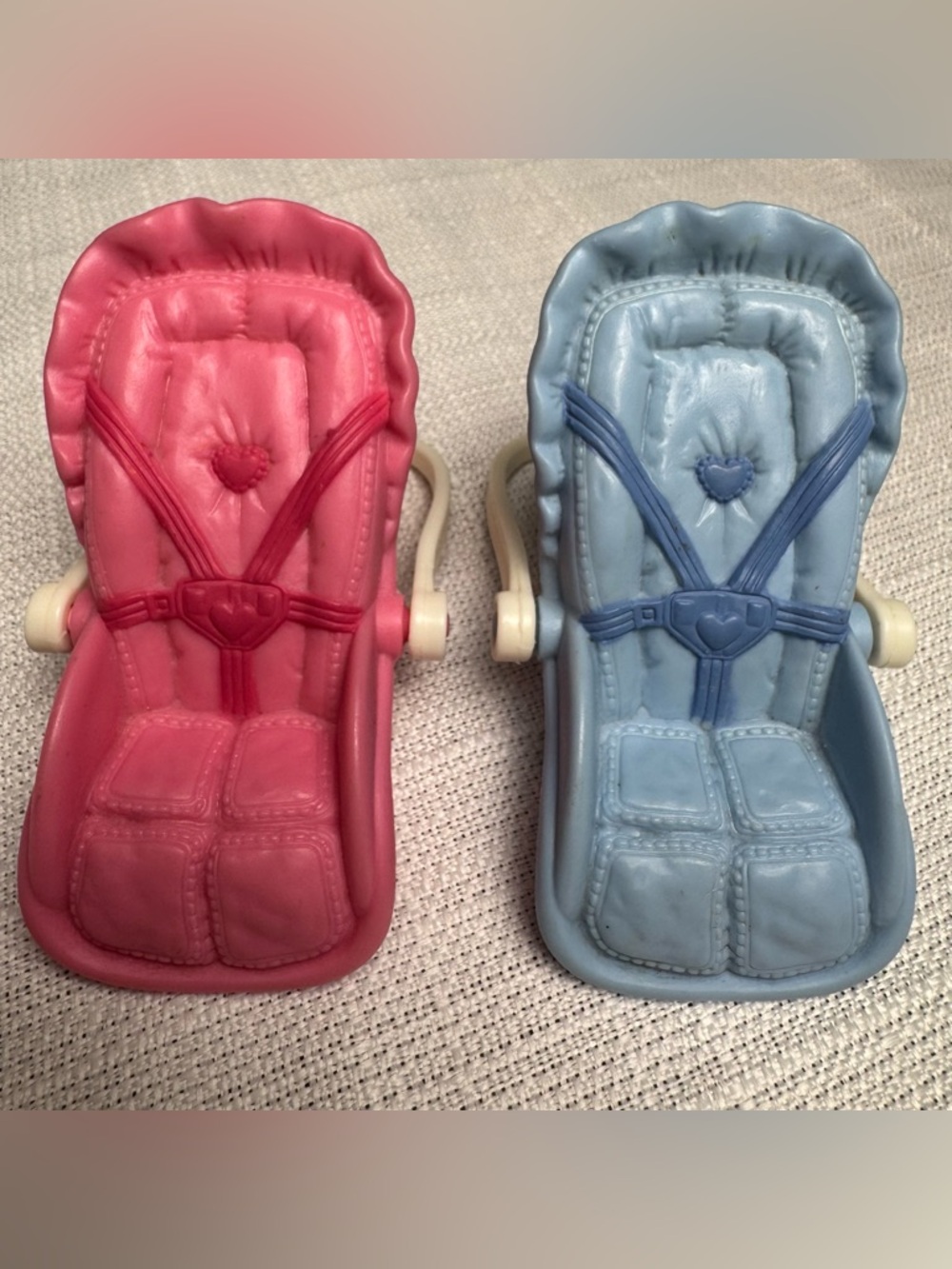 Fisher Price Loving Family Dollhouse Toy Seat Carrier Pink Blue